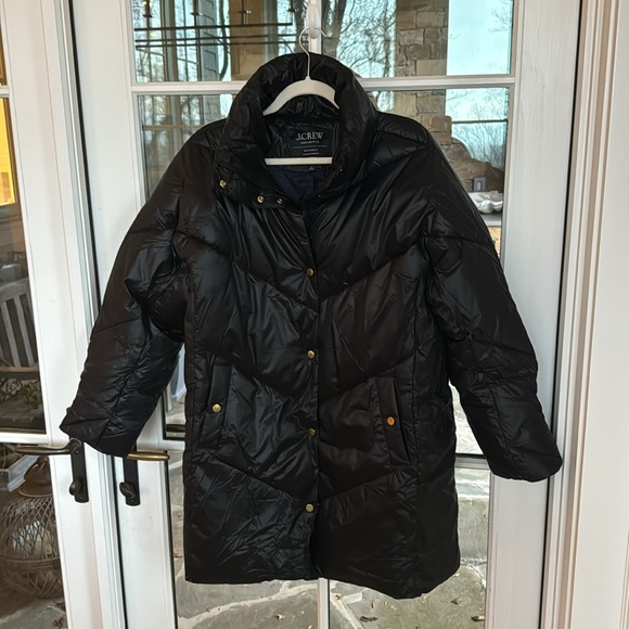 J. Crew, Villa puffer coat with PrimaLoft, Black, M - Picture 3 of 6